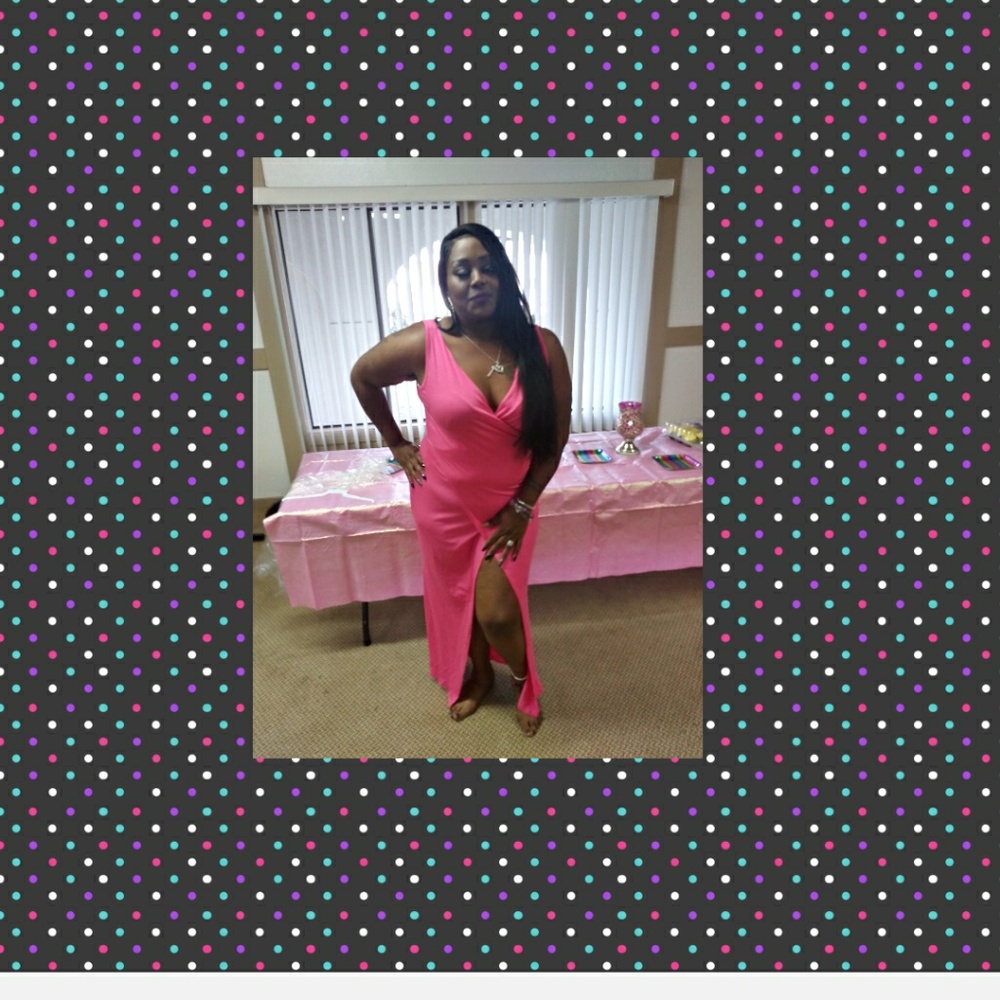 Pink Criss-Cross dress